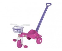 Triciclo Infantil Magic Toys Tico Tico Fani - Haste Removível